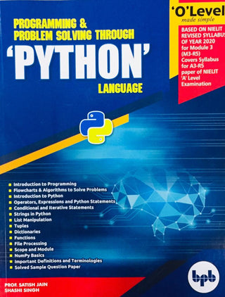 Programming & Problem Solving Through Python Language