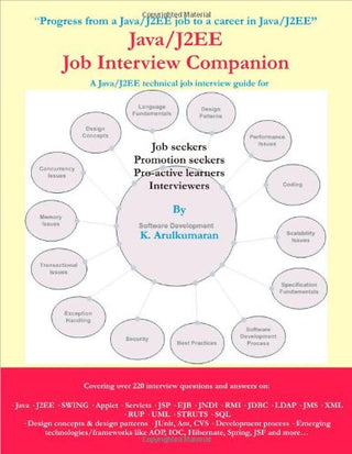 Java/ J2EE Job Interview Companion 2nd Edition