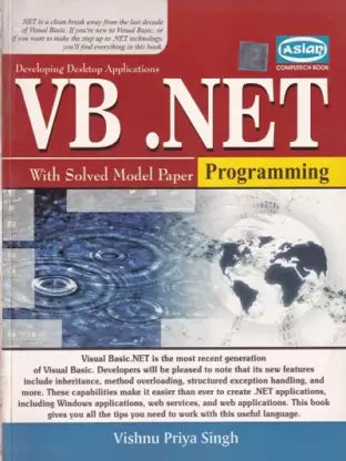 Developing Desktop Applications VB .NET With Solved Model Paper Programming