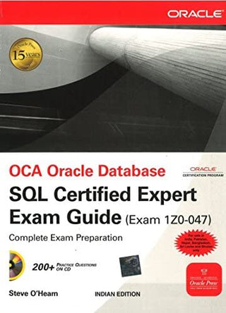 Oca Oracle डेटाबेस Sql प्रमाणित तज्ञ परीक्षा मार्गदर्शक (परीक्षा 1Z0 047)