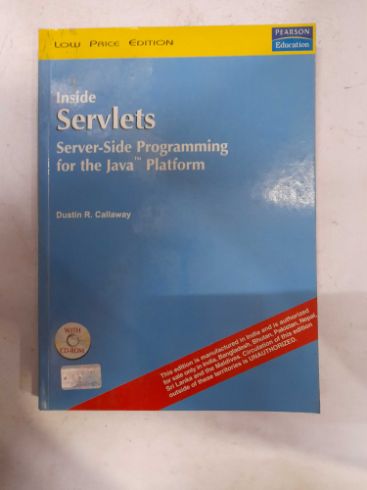 Inside Servlets Server Side Programming For The Java Platform – BookStation