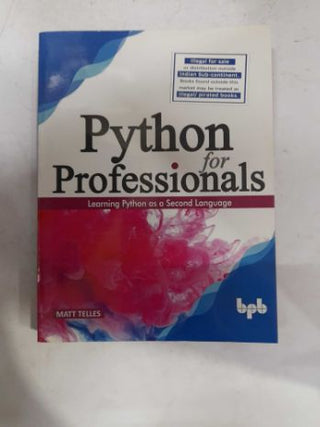 Python For Professionals Learning Python As A Second Language