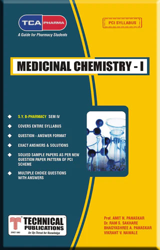 Medicinal Chemistry I for  B. PHARMACY  PCI SYLLABUS - 17  ( SEM IV - BP402T) TCA PHARMA