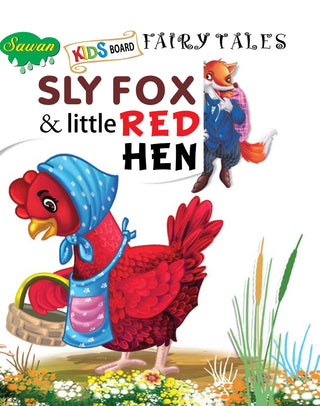 kids Board Fairy Tales Sly Fox & Little Red Hen