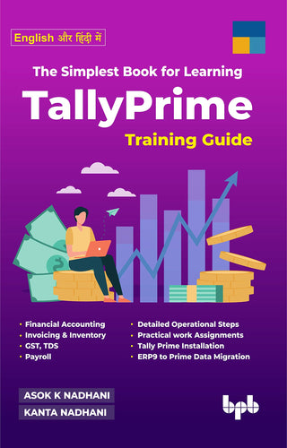 The Simplest Book For Learning Tally Prime Training Guide (English Aur Hindi Main)