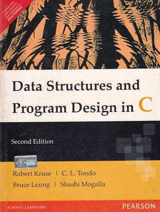 Data Structures And Programs Design In C Second Edition