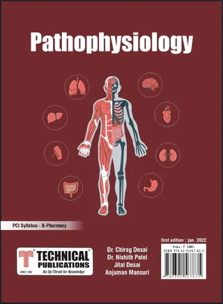 Pathophysiology for  B. PHARMACY  PCI SYLLABUS - 17  ( SEM II  - BP204T) - TEXTBOOK