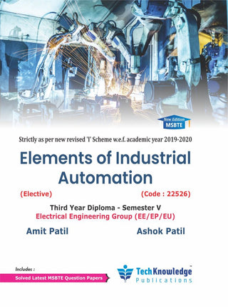 Elements Of Industrial Automation Third Year Diploma Semester 5