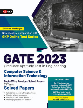 GATE 2023 Graduate Aptitude Test In Engineering Computer Science & Inf ...