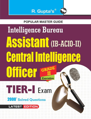 Intelligence Bureau Assistant Central Intelligence Officer (IB ACIO II) TIER-I Exam