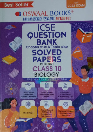 ICSE QUESTION BANK CHAPTERWISE & TOPIC WISE SOLVED PAPERS CLASS 10 BIOLOGY