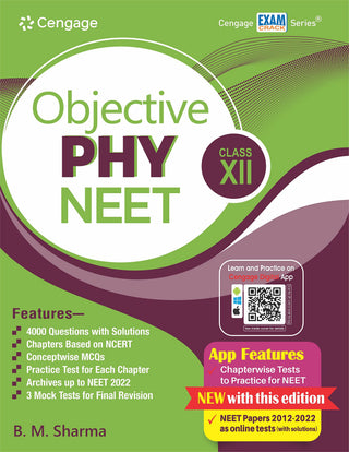 Objective PHY NEET: Class XII with Free Online Assessments and Digital Content 2023