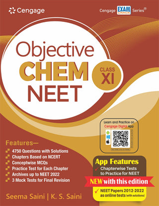 Objective CHEM NEET: Class XI with Free Online Assessments and Digital Content 2023