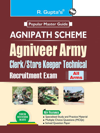 Indian Master Guide Agnipath Scheme Agniveer Army Clerk Store Keeper Technical Recruitment Exam