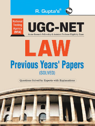 UGC-NET Law Paper I & II Previous Years' Paper (Solved)