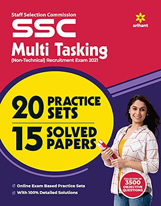SSC Multi Tasking (Non Technical) Recruitment Exam 20 Practice Sets 15 solved Papers