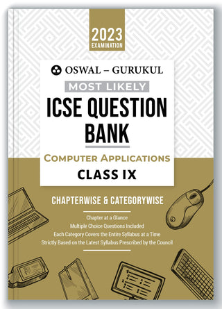 Icse प्रश्न बँक संगणक अनुप्रयोग वर्ग 9 अध्यायनिहाय आणि वर्गवार