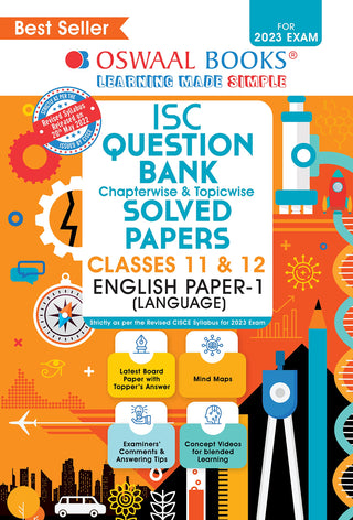 ISC Question Bank Chapterwise & Topicwise Solved Papers (2010 -2021) Classes 11 & 12 English Paper-1 (Language)