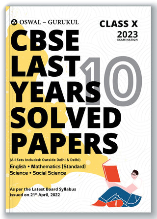 CBSE LAST YEAR SOLVED PAPERS 10 CLASS X
