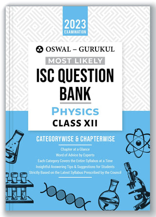 Isc प्रश्न बँक भौतिकशास्त्र वर्ग 12 वर्गवार आणि अध्यायनिहाय