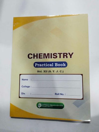 Chemistry Practical Book STD - XII