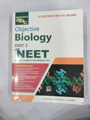 Modern's ABC OF OBJECTIVE BIOLOGY NEET (Part - I & II)