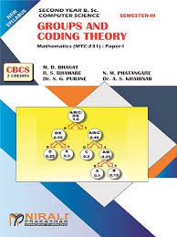 Groups And Coding Theory Mathematics MTC 231 Paper I
