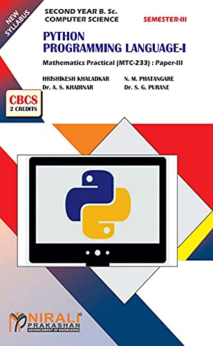 पायथन प्रोग्रामिंग भाषा -I सेमिस्टर -III