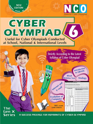नॅशनल सायबर ऑलिम्पियाड - इयत्ता 6 (OMR शीटसह): उदाहरणे, MCQS आणि सोल्यूशन्स, मागील प्रश्न, मॉडेल टेस्ट पेपर्ससह सिद्धांत
