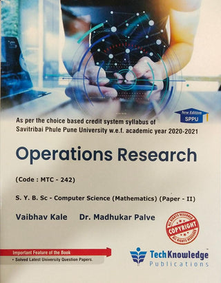 Operations Research Code MTC 242 S.Y.B.Sc Computer Science Mathematics Paper 2