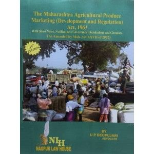The Maharashtra Agricultural Produce Marketing (Development And Regulation) Act 1963