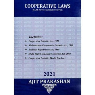Cooperative Law (Bare Acts With Short Notes) 2021