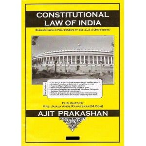Constitutional Law Of India Notes For B. S. L. & LL.B