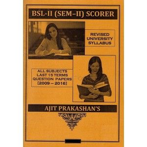 Scorer (QPS) For BSL - II (Sem-II)