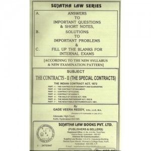 Contract II (The Special Contracts),1872 For B.S.L & L.L.B