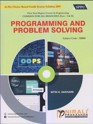 Programming And Problem Solving (Subject Code 110005)