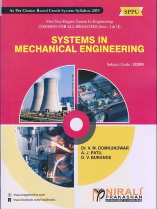 Systems In Mechanical Engineering (Subject Code 102003)