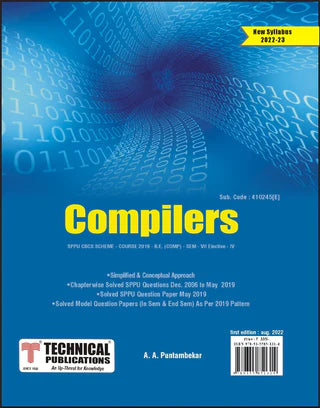 Compilers for SPPU 19 Course (BE - SEM VII -COMP) - Elective IV - 410252(E)