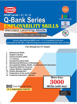 Q-Bank Series Employability Skills (Blended Learning Mode) (For Annual A.I.T.T. Examination)