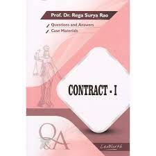 Questions & Answers On Contract I For BA.LL.B & LL.B