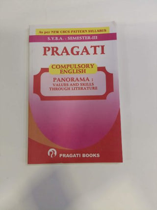 Pragati Compulsory English (Panorama : Values And Skills Through Literature) S. Y. B. A (Semester III)