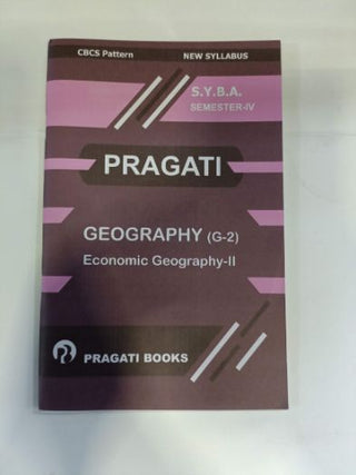 Geography (G-2) S.Y.B.A. SEMESTER-IV Economic Geography-II