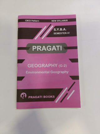 Geography (G-2) Environmental Geography S.Y.B.A. (SEMESTER-IV)