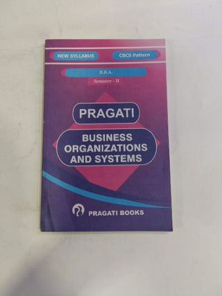 Business Organizations And Systems B.B.A. (Semester -II)