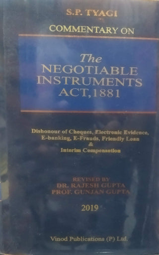 Commentary On The Negotiable Instruments Act, 1881