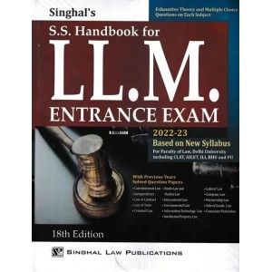 Handbook For LL.M Entrance Exam 2022 [New Syllabus]