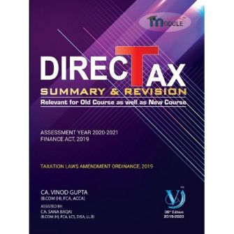 Direct Tax Summary & Revision for CA Final May 2020 Exam – BookStation