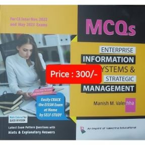सीए इंटर नोव्हेंबर 2022 परीक्षांसाठी MCQs एंटरप्राइझ माहिती प्रणाली आणि धोरणात्मक व्यवस्थापन