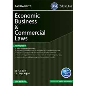 Economic Business & Commercial Laws For CS Executive June 2022 Exam