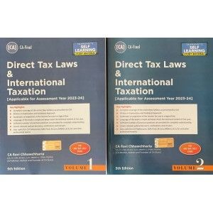 Direct Tax Laws And International Taxation For CA Final May 2023 Exam